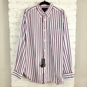 Faconnable Striped Button Down Long Sleeve Mens XL NWT Nordstrom